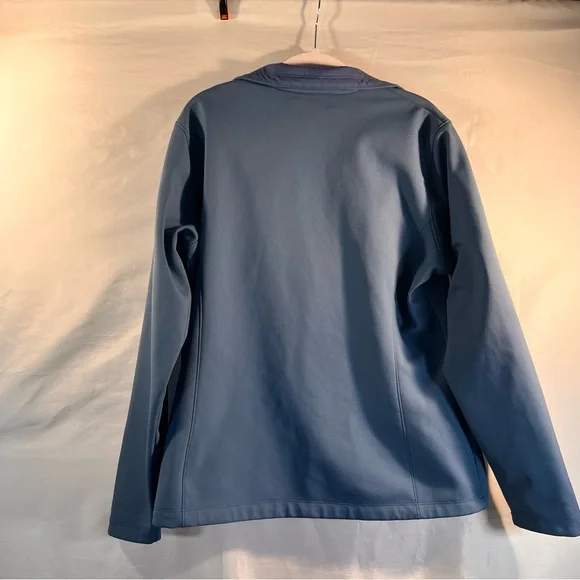 Columbia Women’s Softshell Jacket Full Zip Zippered Pockets Fleece Lined Sz Lg - Picture 2 of 4